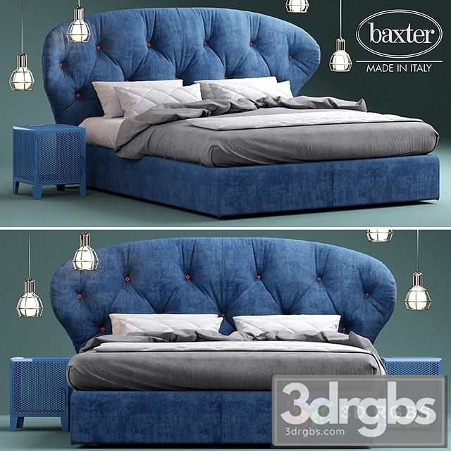 Baxter Positano Bed 3dsmax Download - thumbnail 1