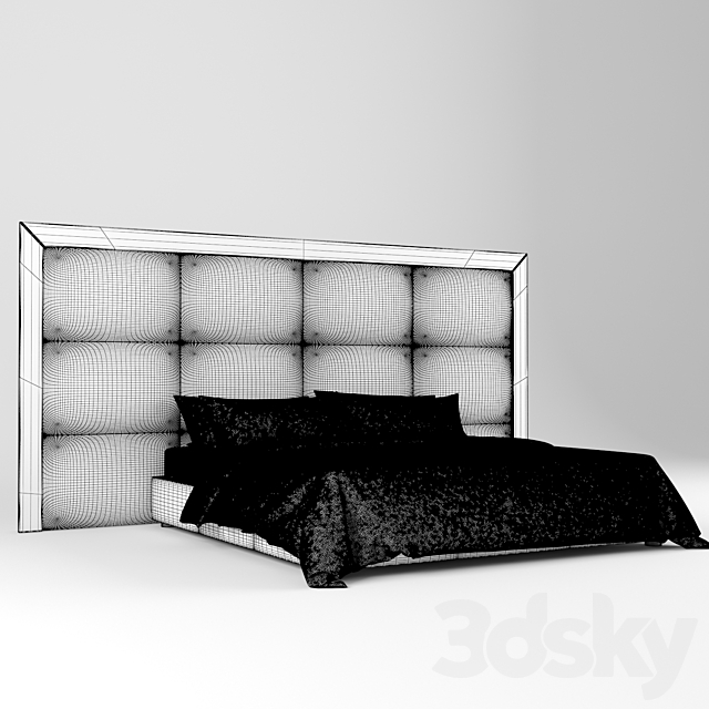 Baxter Trevor bed 3DSMax File - thumbnail 2