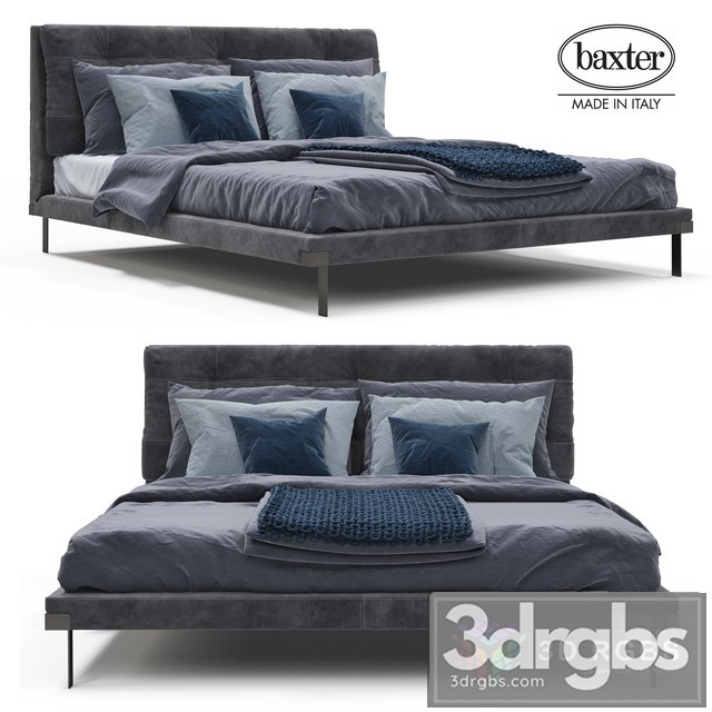 Baxter Viktor Bed 3dsmax Download - thumbnail 1