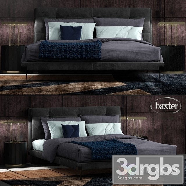 Baxter Viktor Bed 5 3dsmax Download - thumbnail 1