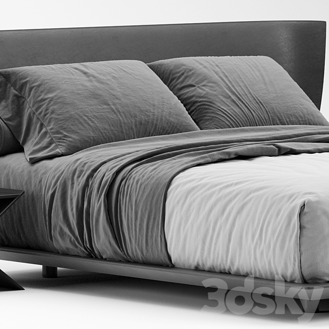 B&B Italia Alys Bed 3DSMax File - thumbnail 3