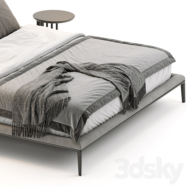 B&B Italia Atoll Bed 3DS Max Model - thumbnail 5