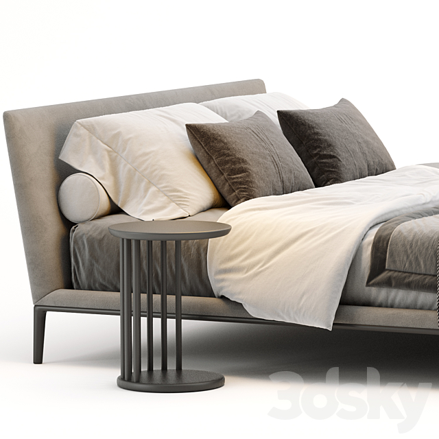 B&B Italia Atoll Bed 3DS Max Model - thumbnail 6