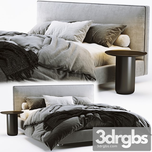 B&b italia richard bed 2 3dsmax Download - thumbnail 1