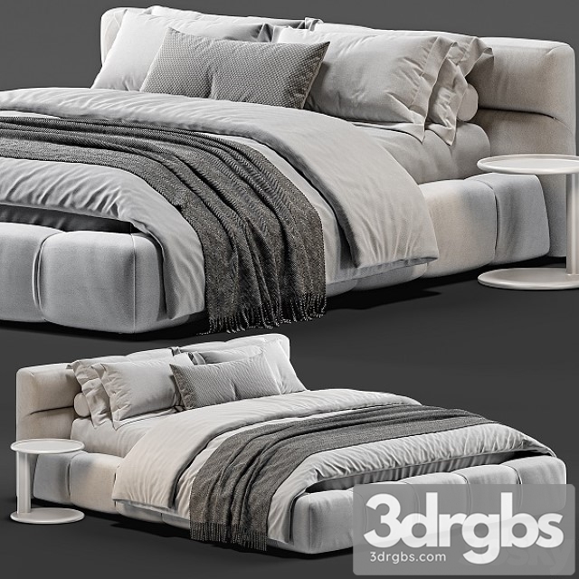 B&B Italia Tufty Bed Vol 02 3dsmax Download - thumbnail 1