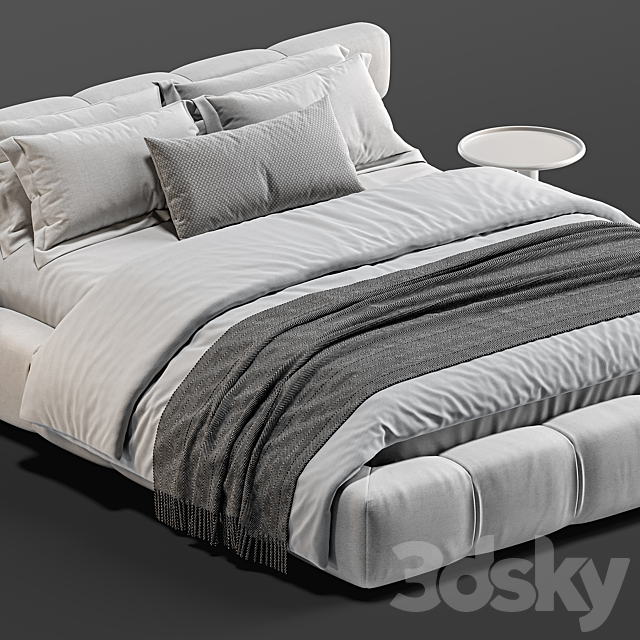 B&B Italia Tufty Bed_vol 02 3DSMax File - thumbnail 3