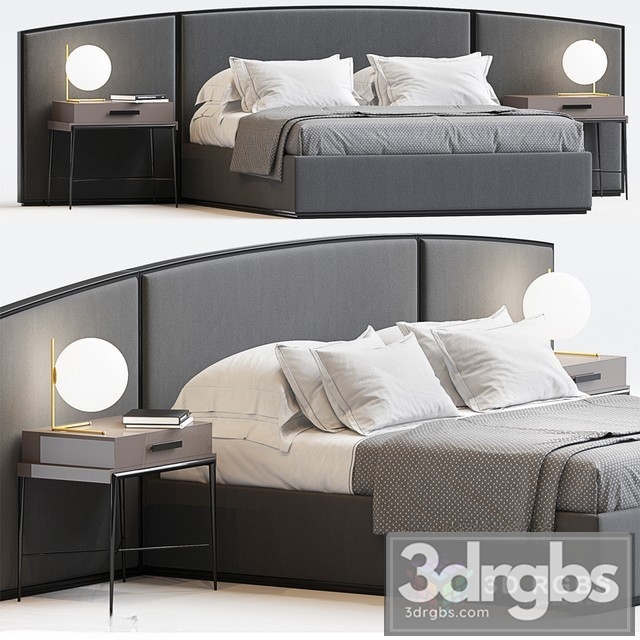 Bbsccs 20 Moderm Bed 3dsmax Download - thumbnail 1