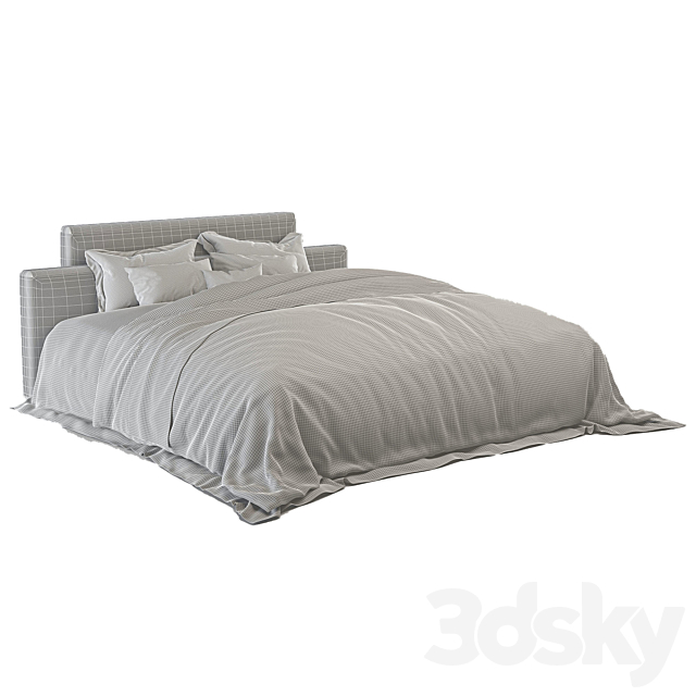 bebitalia bed 3DSMax File - thumbnail 4