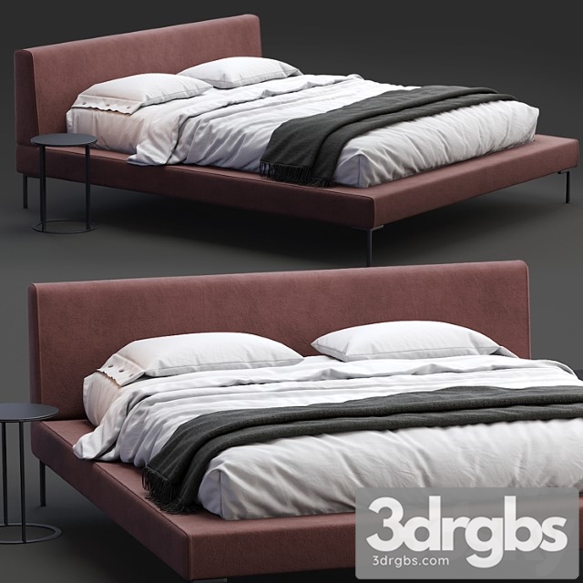 Bebitalia bed charles 2 3dsmax Download - thumbnail 1