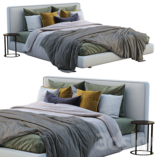 Bebitalia bed Richard 3DSMax File - thumbnail 1