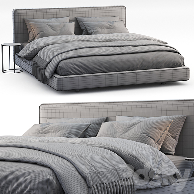 Bebitalia Bed Richard 3DSMax File - thumbnail 4