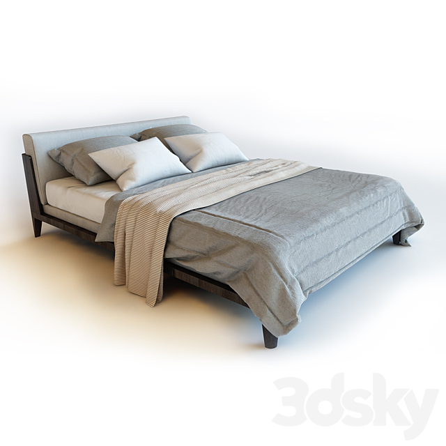 Bed 01 3DSMax File - thumbnail 1