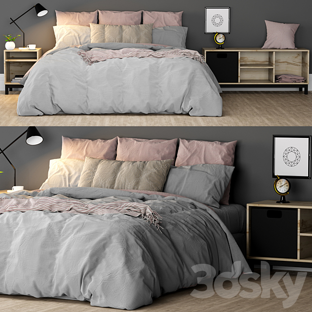 Bed 01 3DSMax File - thumbnail 2