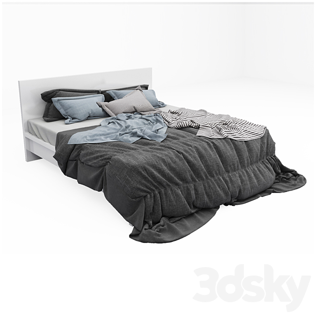 Bed 02 3DSMax File - thumbnail 2