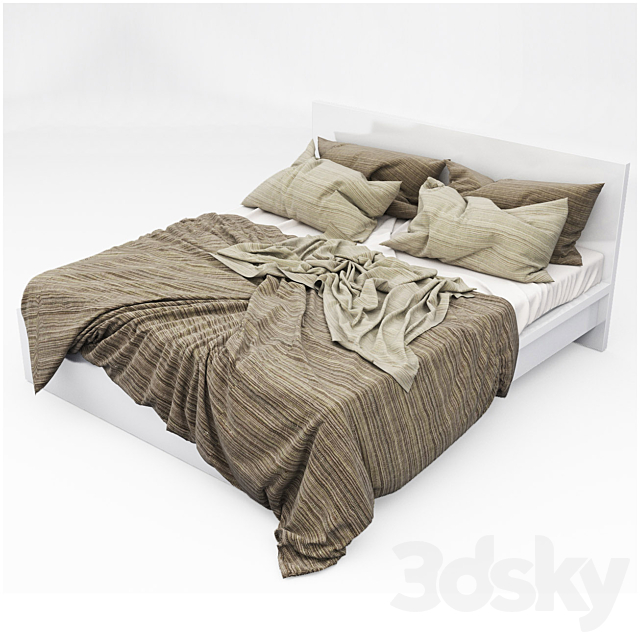 Bed 04 3DS Max Model - thumbnail 2