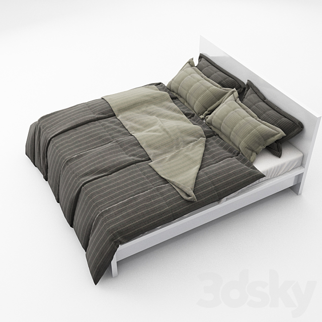 Bed 05 3DS Max Model - thumbnail 2