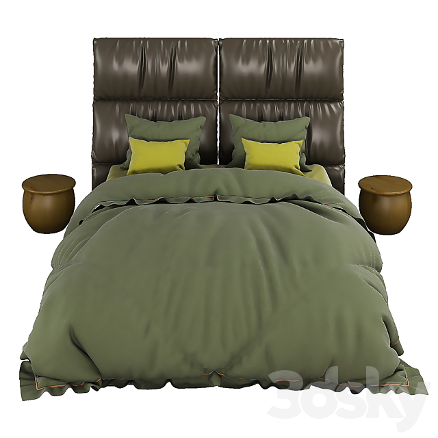 Bed 05 3DSMax File - thumbnail 2