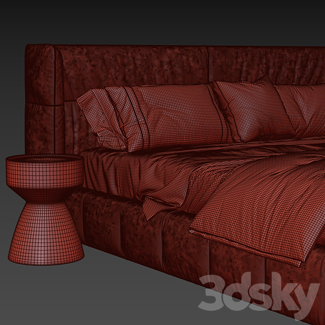 Bed 06 3DSMax File - thumbnail 4