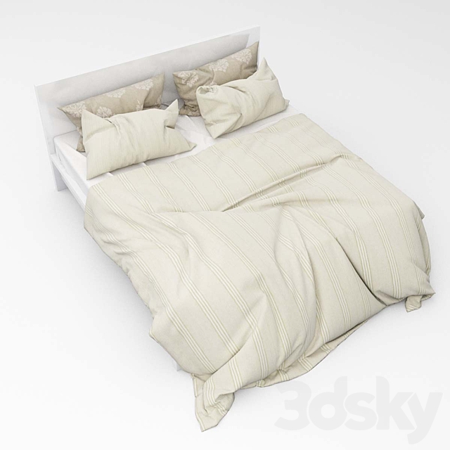 Bed 07 3DS Max Model - thumbnail 2