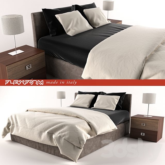 Bed 1 3DSMax File - thumbnail 1