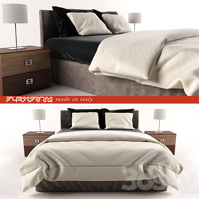 Bed 1 3DSMax File - thumbnail 2