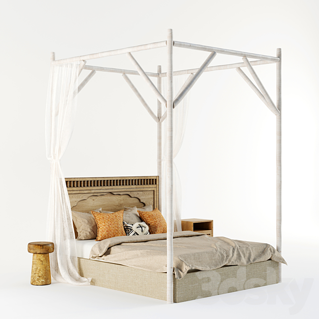 Bed – 1 3DSMax File - thumbnail 4