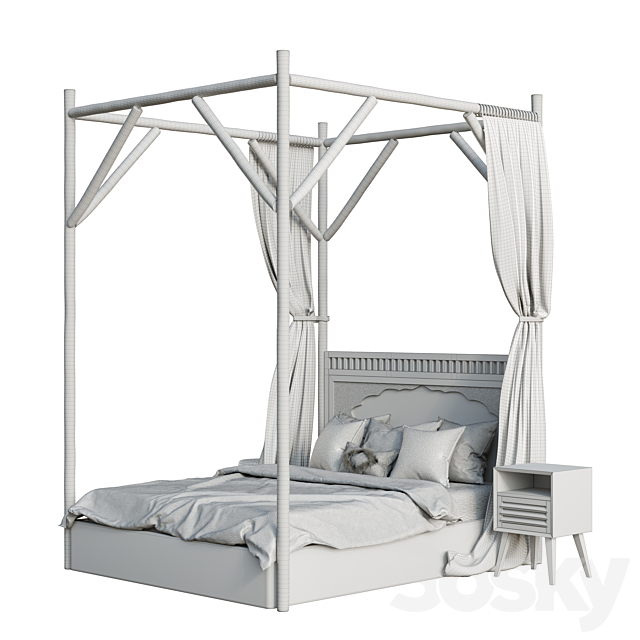 Bed – 1 3DSMax File - thumbnail 5