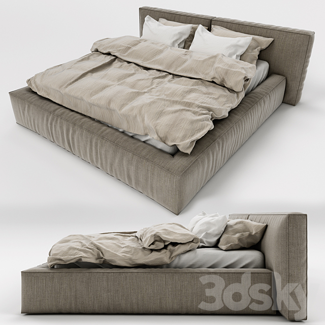 bed 11 3ds Max - thumbnail 1