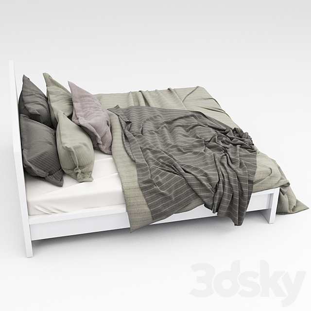 Bed 11 3DS Max Model - thumbnail 2