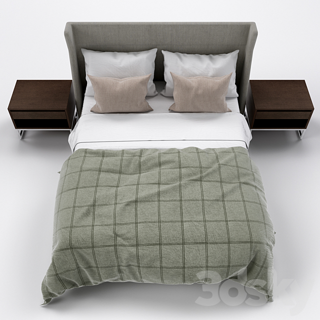 Bed 12 3DSMax File - thumbnail 2