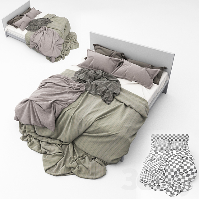 Bed 15 3DSMax File - thumbnail 1