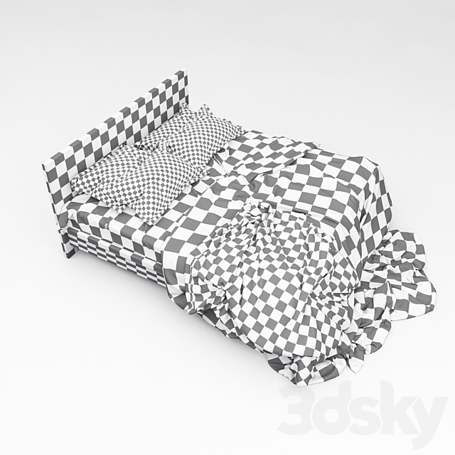 Bed 15 3DSMax File - thumbnail 3