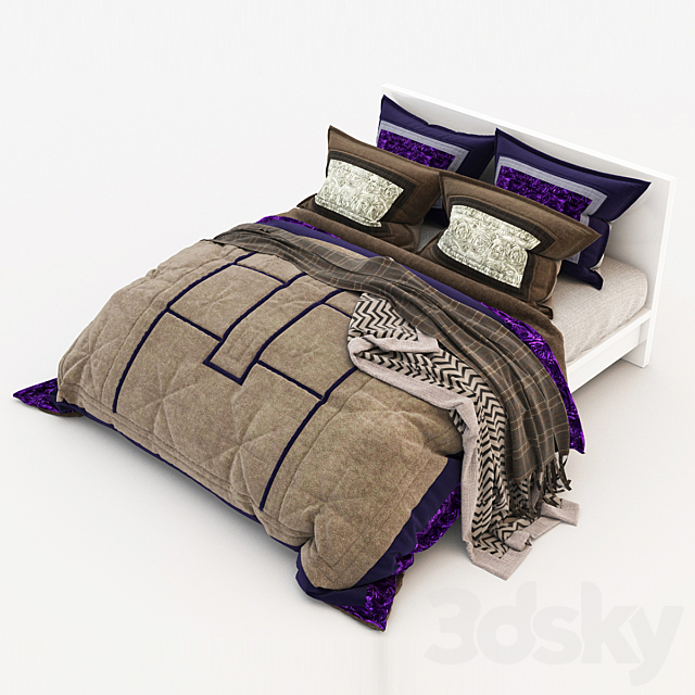 Bed 19 3DSMax File - thumbnail 1