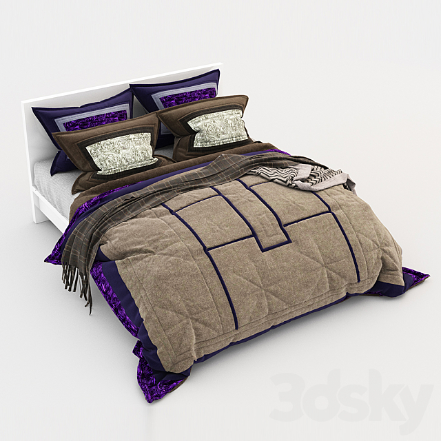 Bed 19 3DSMax File - thumbnail 2