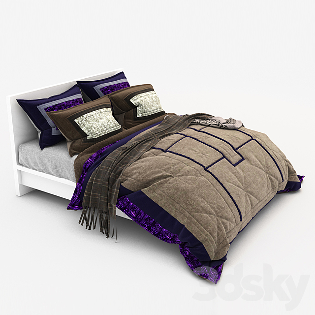 Bed 19 3DSMax File - thumbnail 3