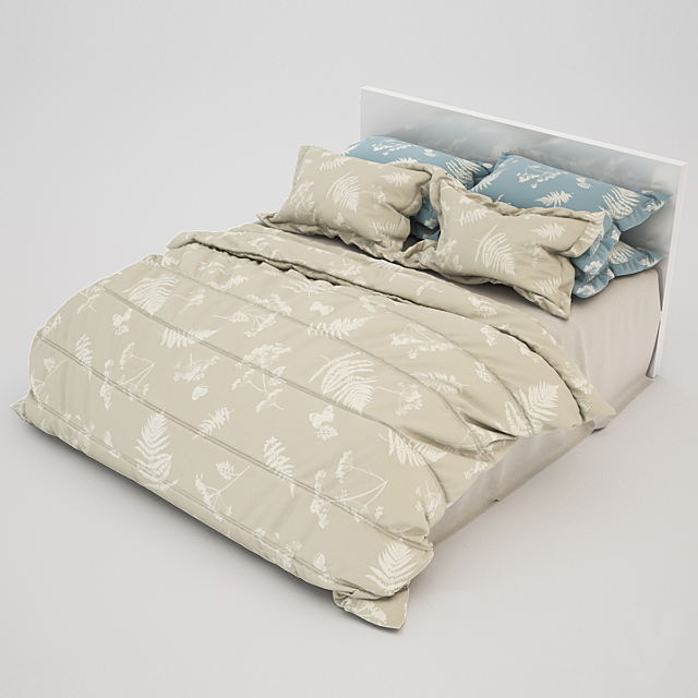 Bed 21 3DS Max Model - thumbnail 2