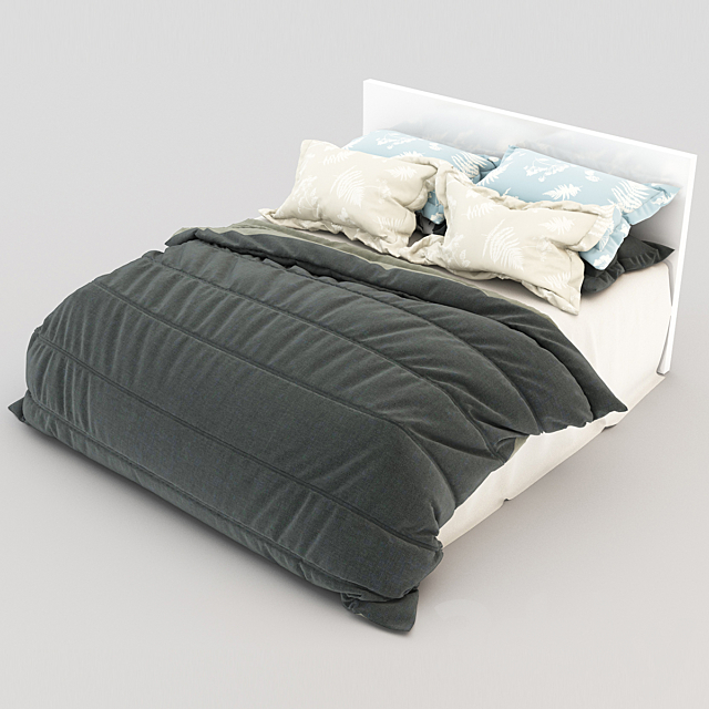 Bed 21 3DS Max Model - thumbnail 3