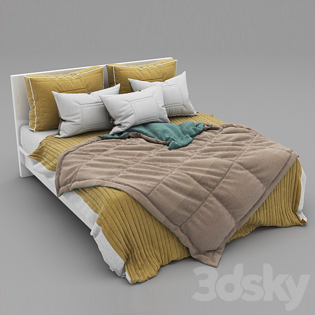 Bed 27 3DSMax File - thumbnail 3