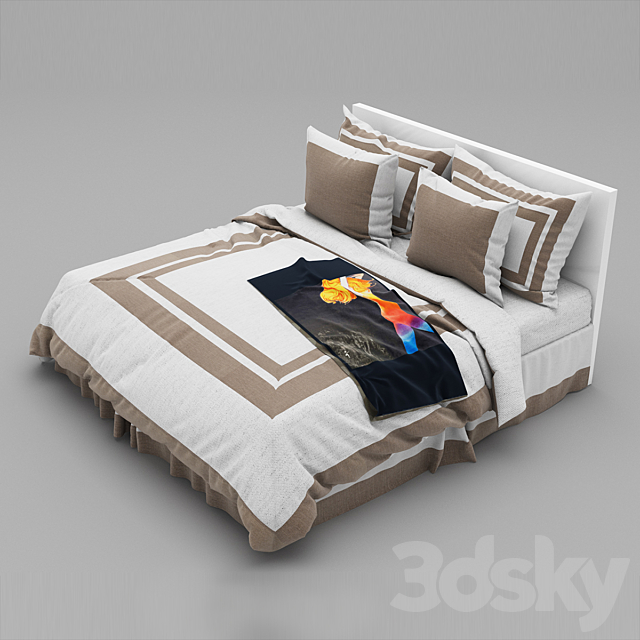 Bed 29 3ds Max - thumbnail 1