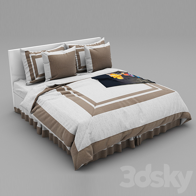 Bed 29 3ds Max - thumbnail 2