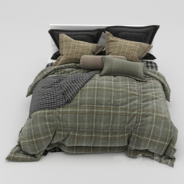 Bed 35 3DS Max Model - thumbnail 2