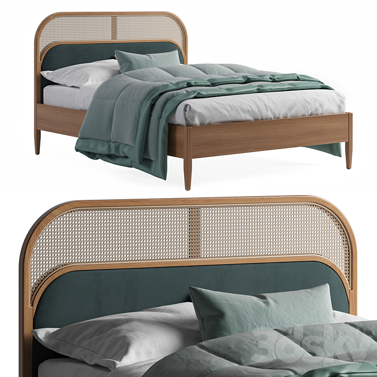 bed 3DS Max Model - thumbnail 1