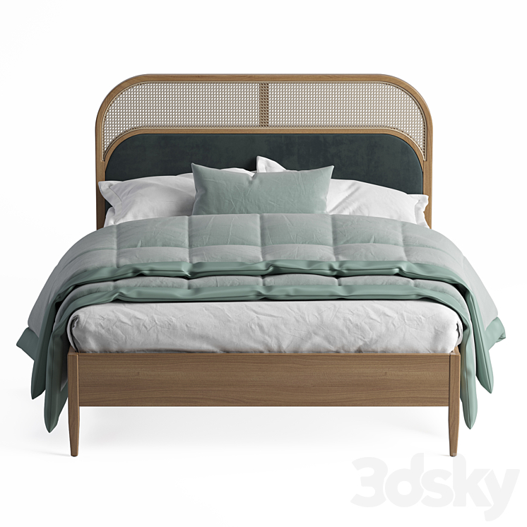 bed 3DS Max Model - thumbnail 2