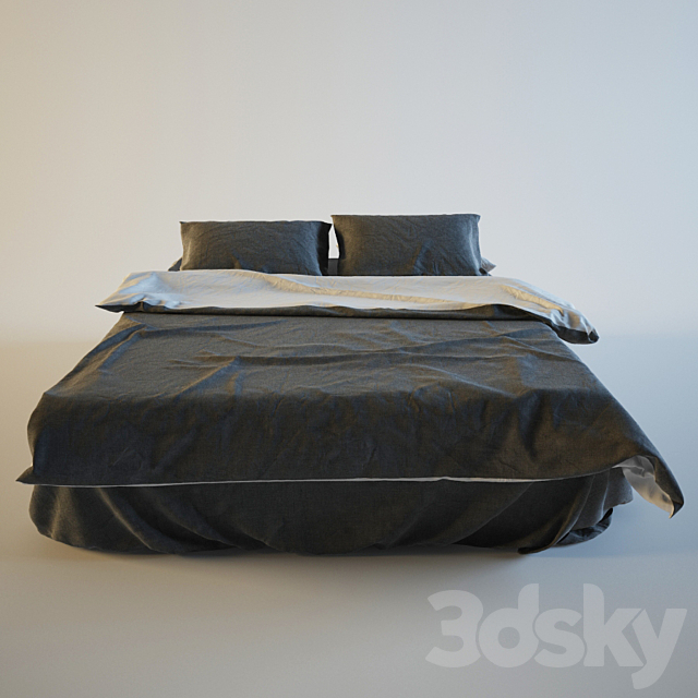 Bed 3ds Max - thumbnail 1