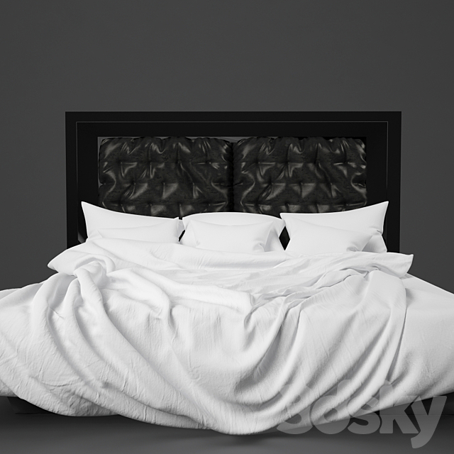 Bed 3ds Max - thumbnail 1