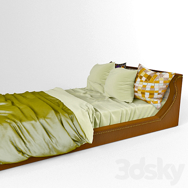 bed 3DS Max Model - thumbnail 2