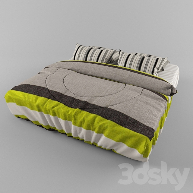 bed 3DS Max Model - thumbnail 2