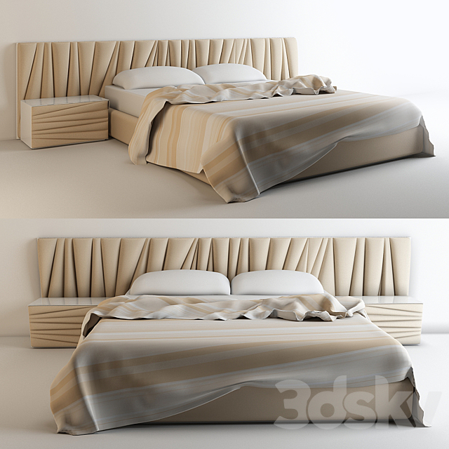 bed 3DS Max Model - thumbnail 1