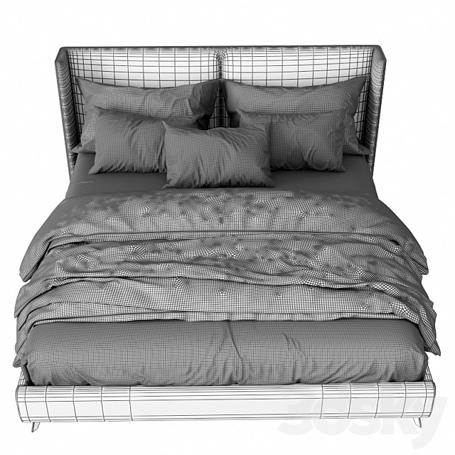 Bed 3DSMax File - thumbnail 3