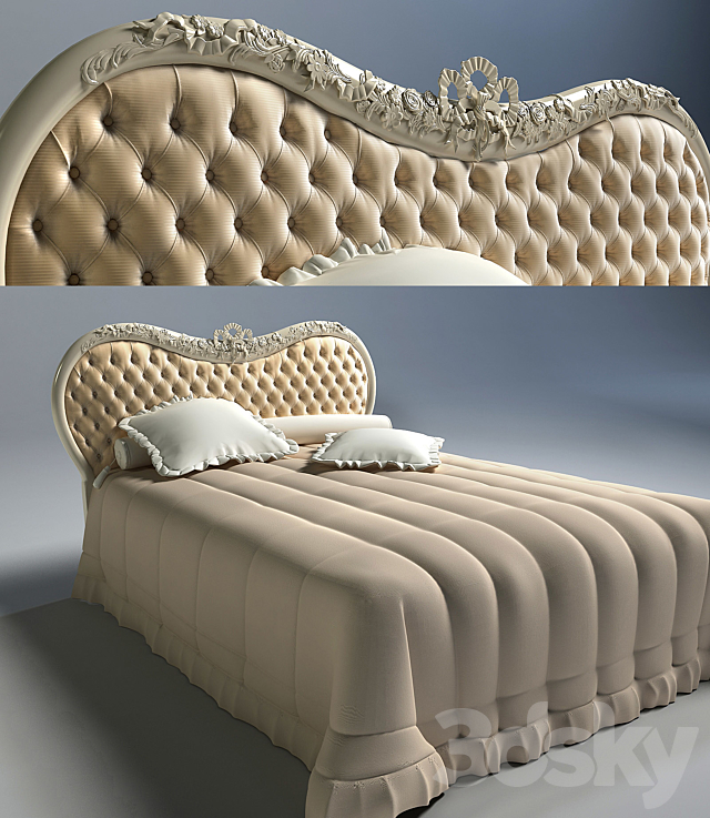 Bed 3DSMax File - thumbnail 1